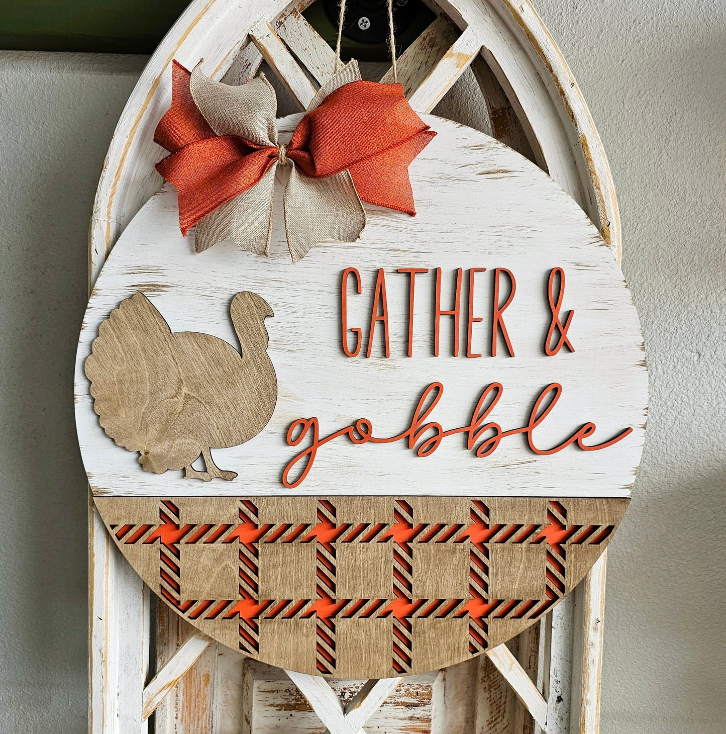 Gather & Gobble: 3D Round Door Hanger