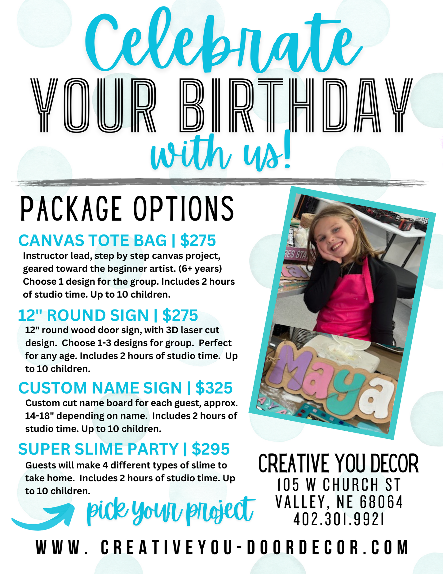 Kids Birthday Party Packages