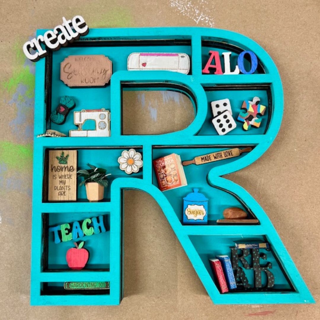 BOOK NOOK LETTER | PAINT PARTY PROJECT