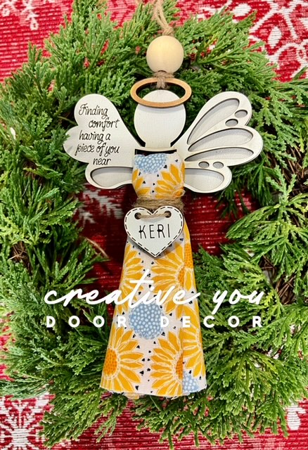 Holiday Ornament - Angel Fabric Memorial