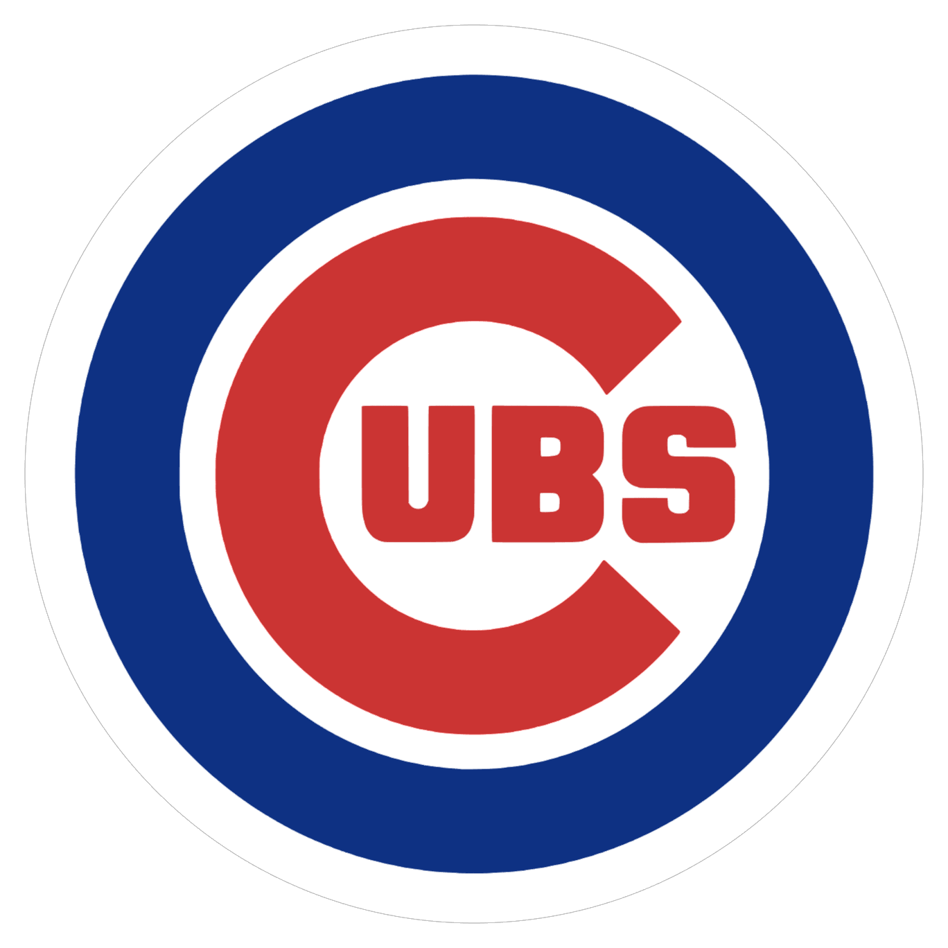 Chicago Cubs Baseball | 18" Round 3D Door Hanger