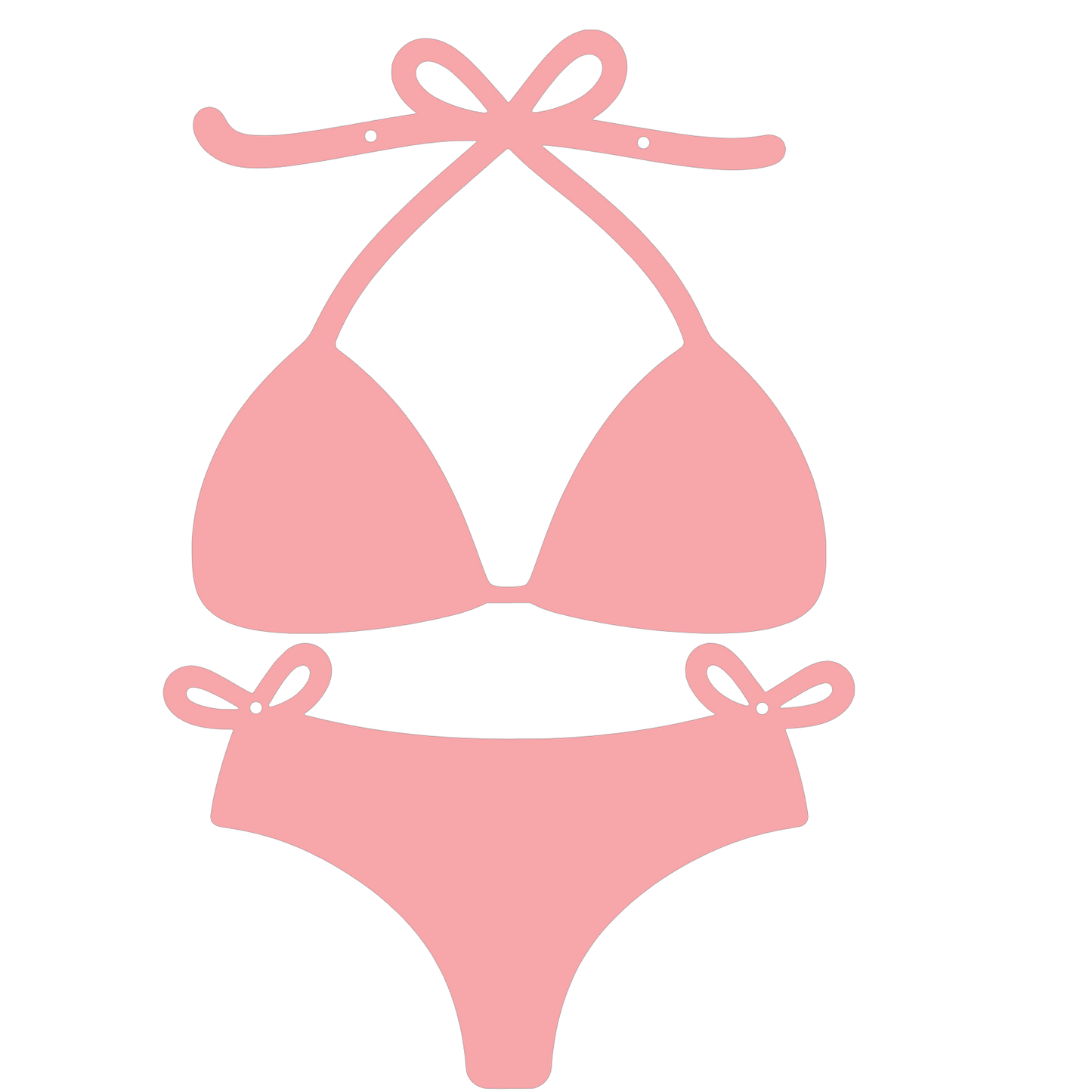 Summer 2 Piece Bikini: Door Hanger
