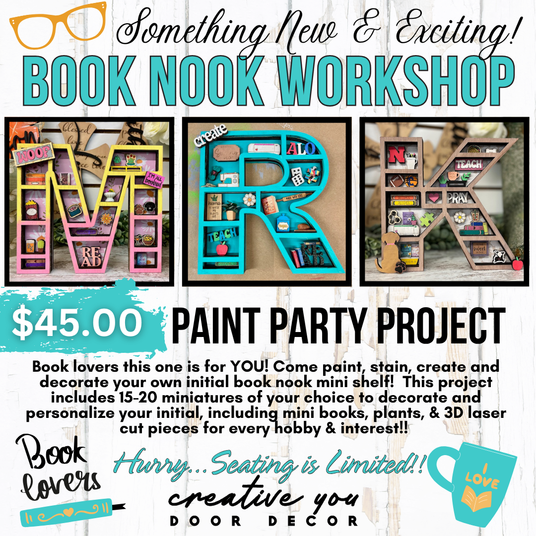 BOOK NOOK INITIAL WORKSHOP | TUE SEP 9TH @ 6PM | PUBLIC EVENT