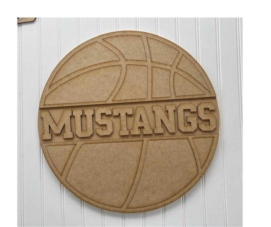 Sports Ball: Personalized 3D Round Door Hanger