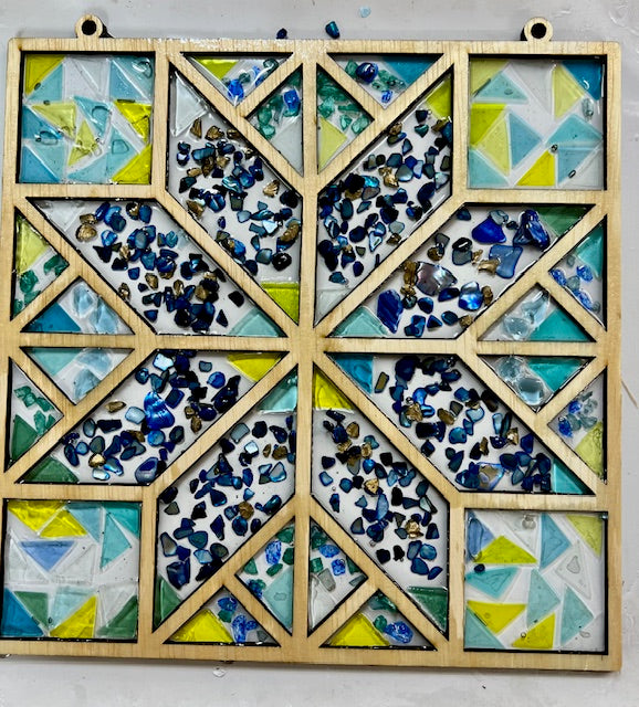SAT NOV 8TH @ 12PM | RESIN FAUX STAINED GLASS PROJECT