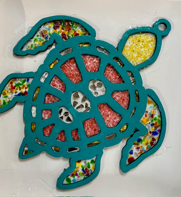 SAT NOV 8TH @ 12PM | RESIN FAUX STAINED GLASS PROJECT