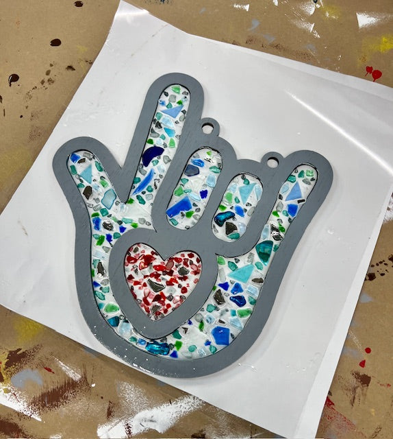 SAT NOV 8TH @ 12PM | RESIN FAUX STAINED GLASS PROJECT