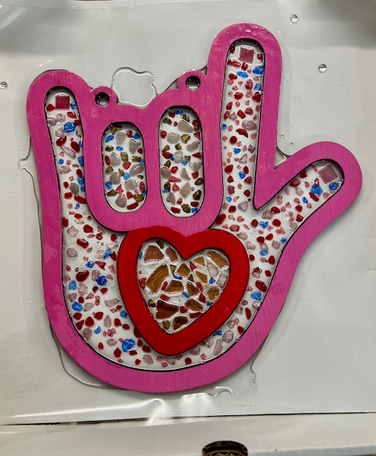 SAT NOV 8TH @ 12PM | RESIN FAUX STAINED GLASS PROJECT