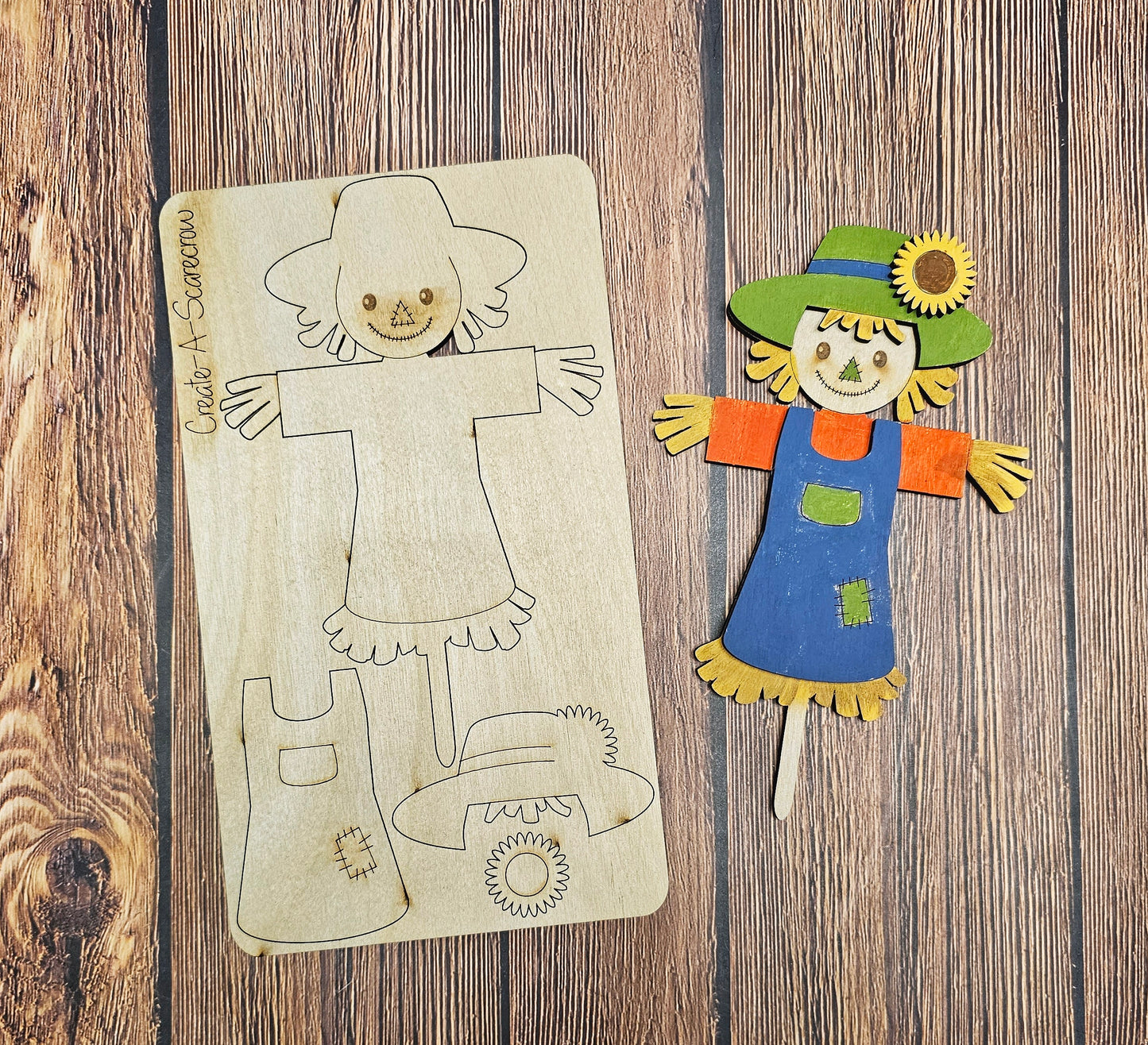 Kids Scarecrow: 3D Pop Out Kit