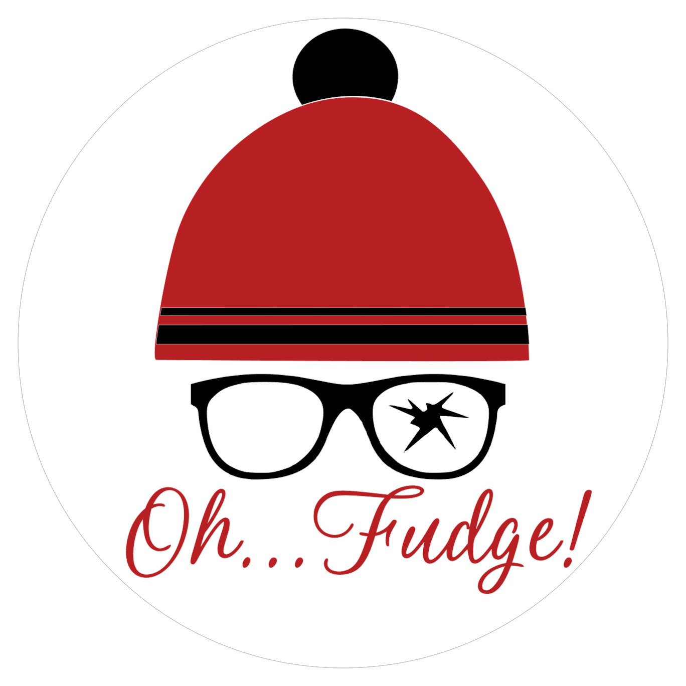 Oh Fudge!: 3D Round Door Hanger