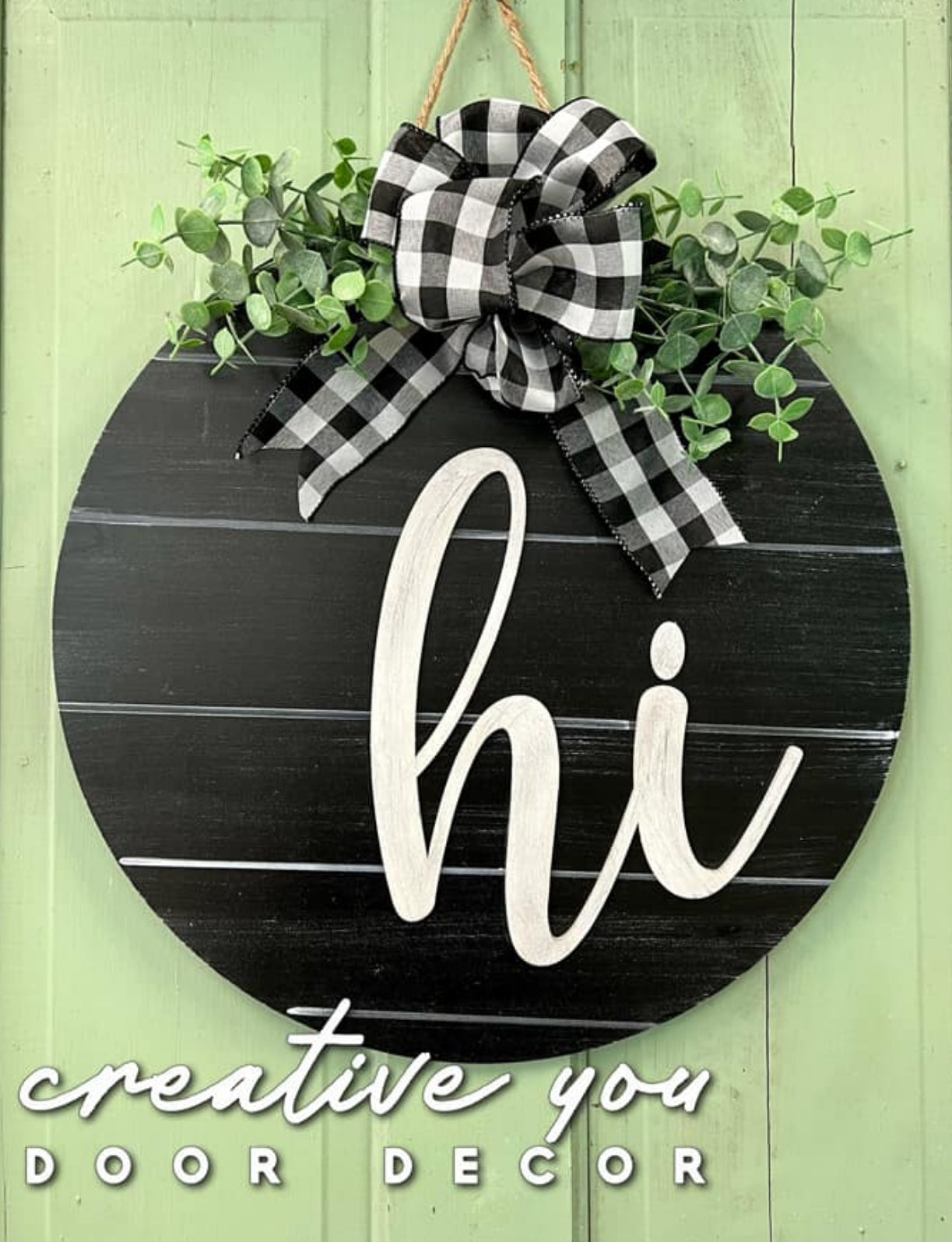 Hi Shiplap Design: 3D Round Door Hanger