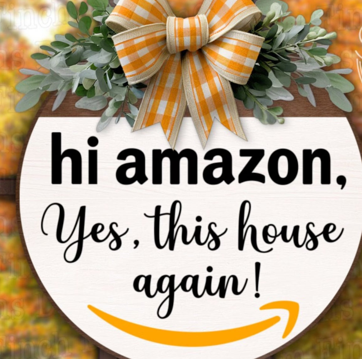 Hi Amazon - Yes, this House Again: 3D Round Door Hanger