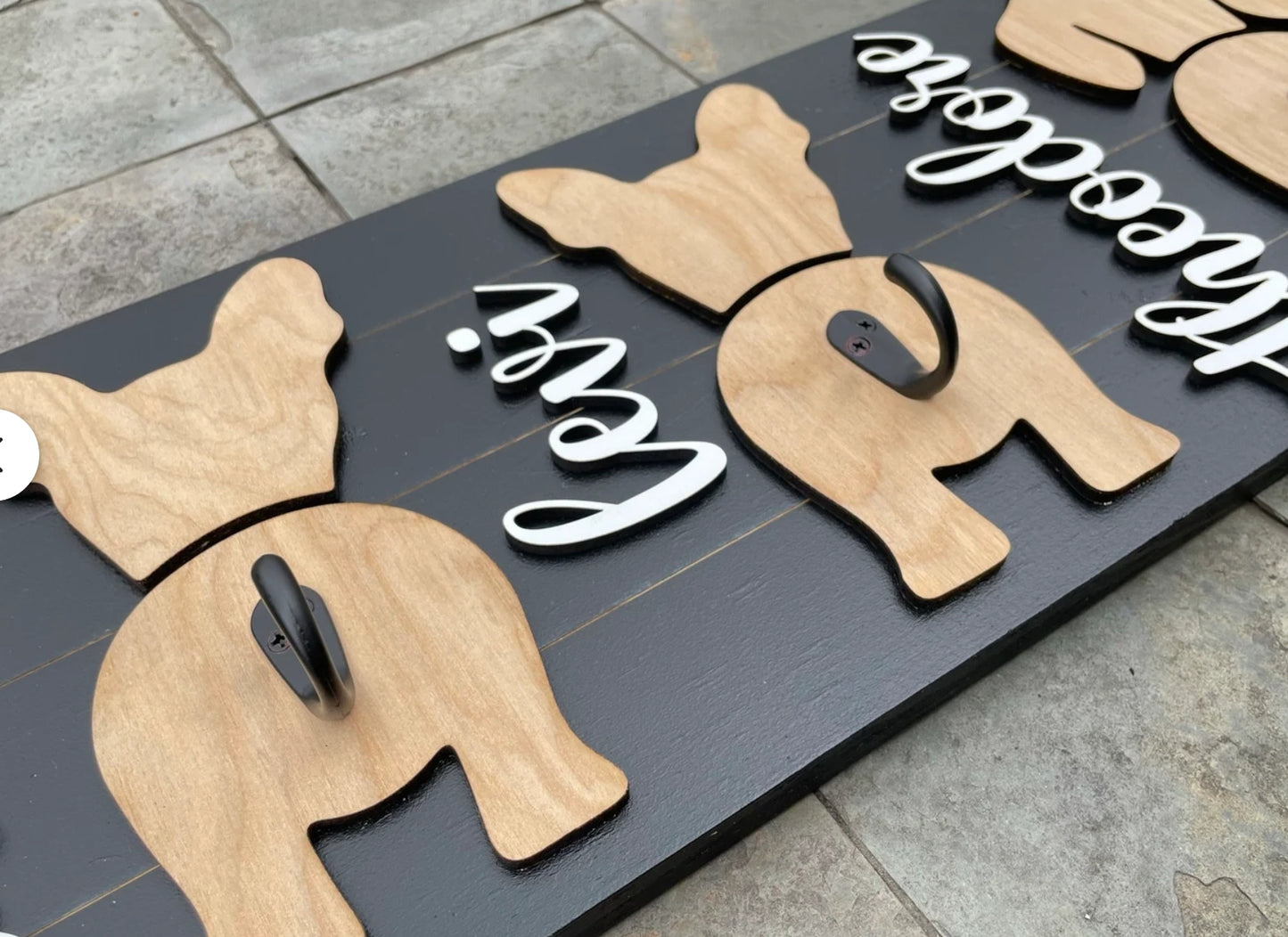 CUSTOM DOG LEASH HOLDER