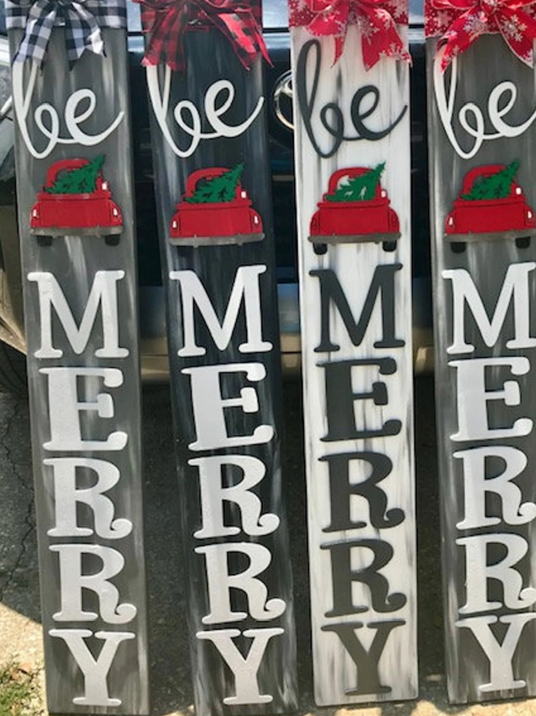 Porch Leaner | Be Merry Vintage Truck