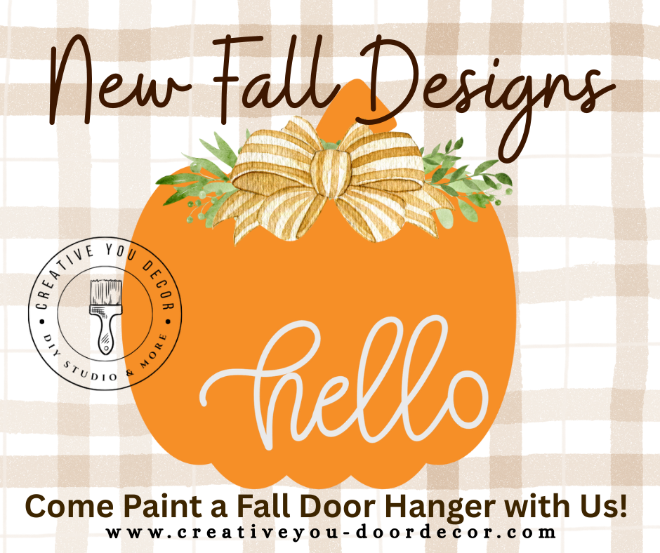 Hello Pumpkin: 3D Door Hanger