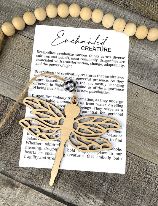 Story Card Ornament - Car Charms: Dragon Fly