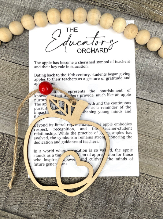 Story Card Ornament - Car Charms: Apple