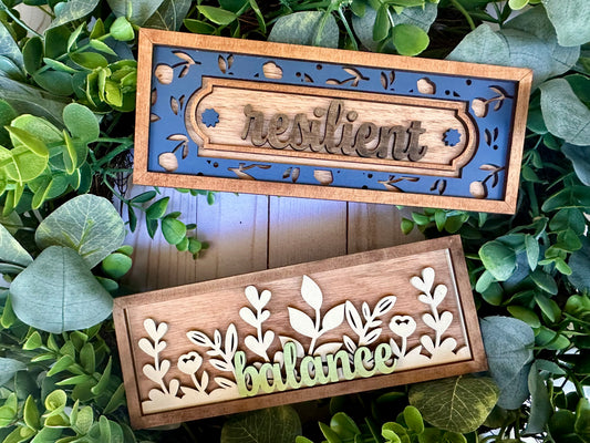 Shelf Sitter 3D: Floral