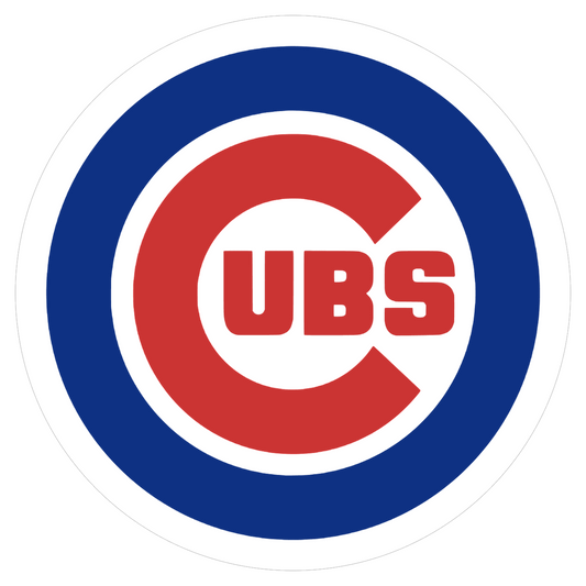 Chicago Cubs Baseball | 18" Round 3D Door Hanger