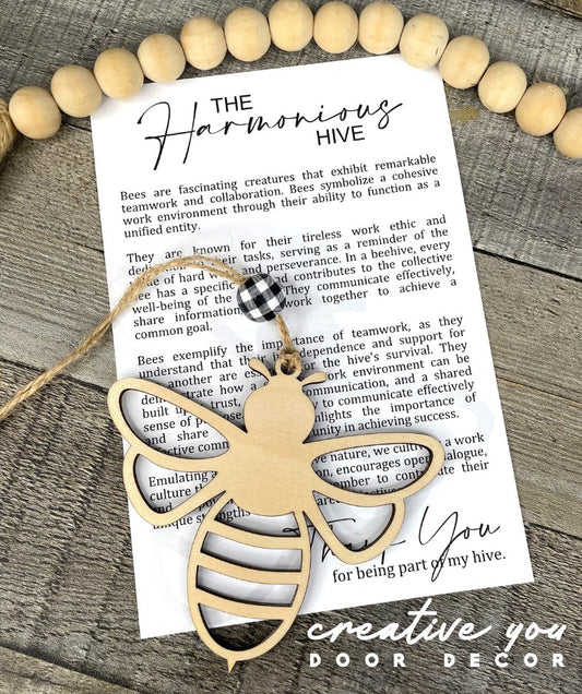 Story Card Ornament - Car Charms: Bee