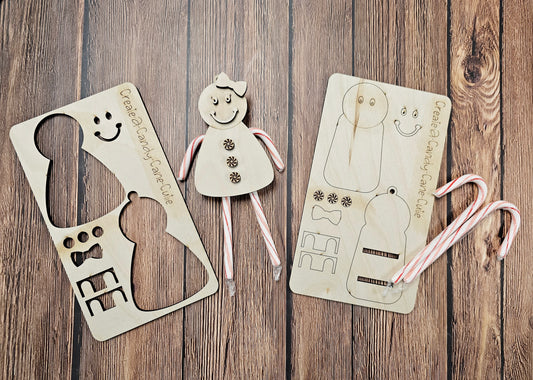 Kids Candy Cane Cutie: 3D Pop Out Kit