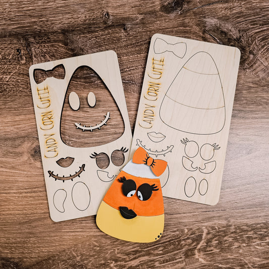 Kids Candy Corn Cutie: 3D Pop Out Kit