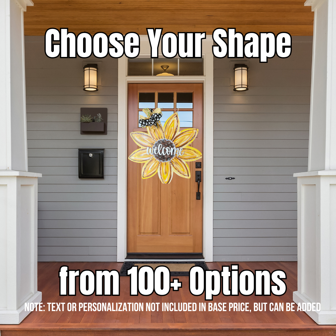 Door Hanger Shape Options – Creative You Door Decor