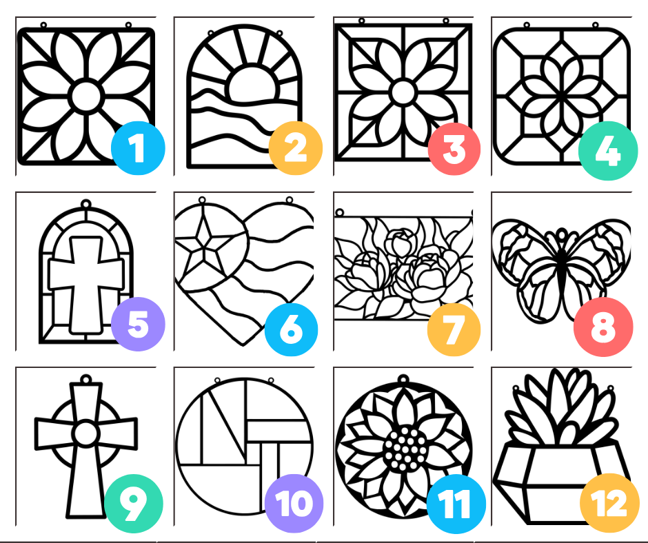 SAT MAR 29TH @ 1PM| RESIN FAUX STAINED GLASS PROJECT