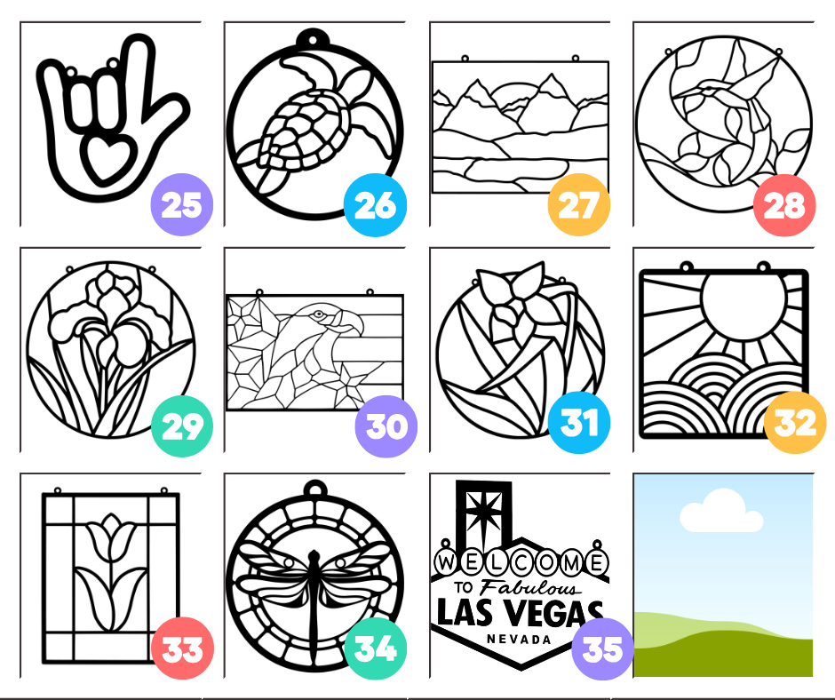 SAT NOV 8TH @ 12PM | RESIN FAUX STAINED GLASS PROJECT