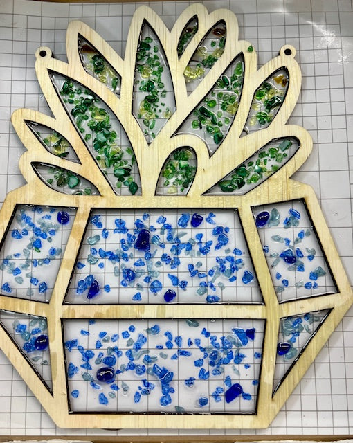 SAT NOV 8TH @ 12PM | RESIN FAUX STAINED GLASS PROJECT