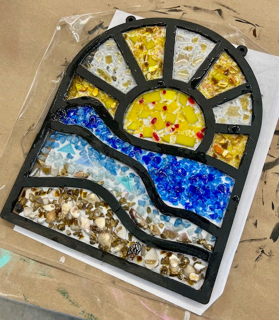 RESIN FAUX STAINED GLASS PROJECT | PRIVATE EVENT | SAT AUG 8TH @ 11:00AM
