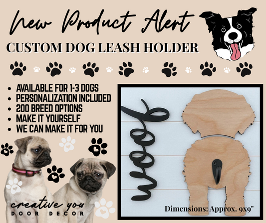 CUSTOM DOG LEASH HOLDER
