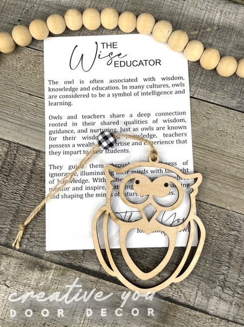 Story Card Ornament - Car Charms: Owl