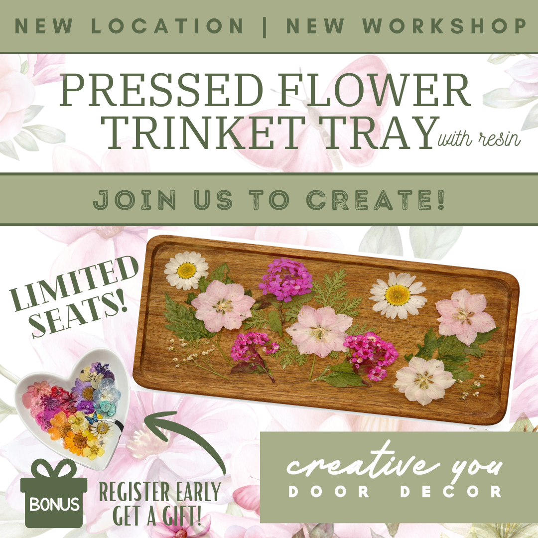 WED JUN 24TH @ 6:00PM | PRESSED FLOWER TRINKET TRAY