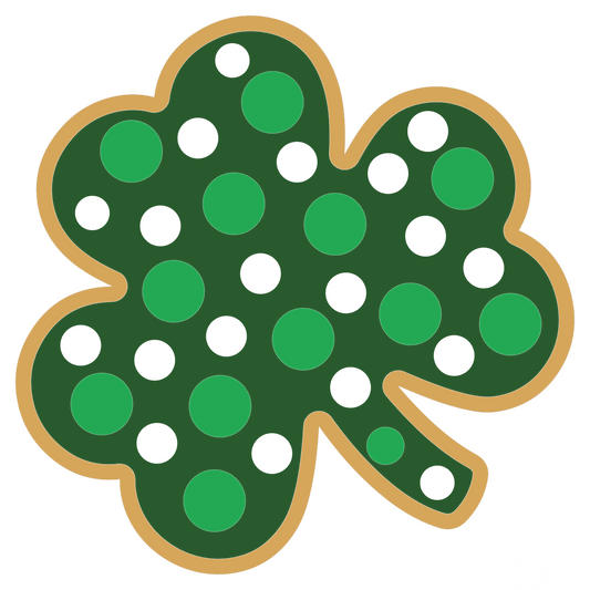 Shamrock w Border: 3D Door Hanger