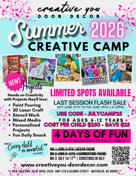 Kids Summer Creative Camp 2026 | Week 3  | July 14th-17th